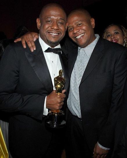 Kenn Whitaker with his brother Forest Whitaker